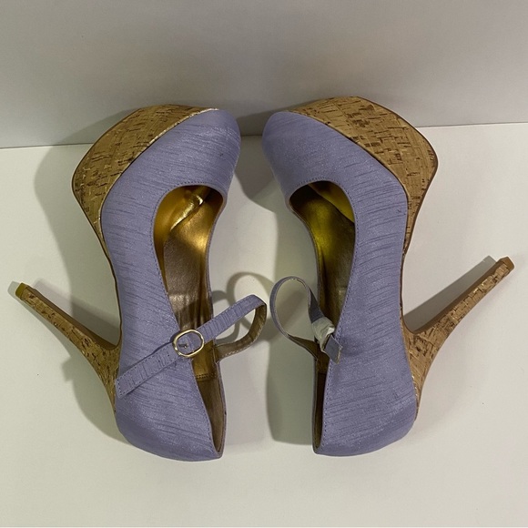 Qupid Women's 8.5 & 7.5 & 7 Purple Heels - Picture 5 of 8